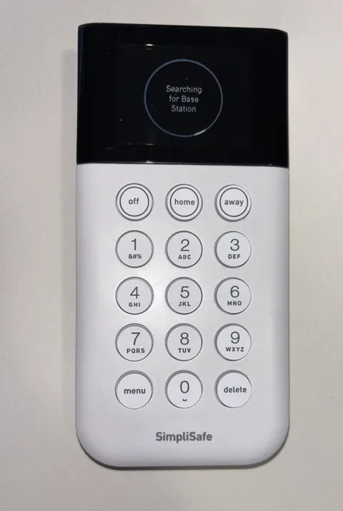 SimpliSafe SSKP3 Keypad White Wireless Touch-to-Wake Home Security GEN 3 - Used