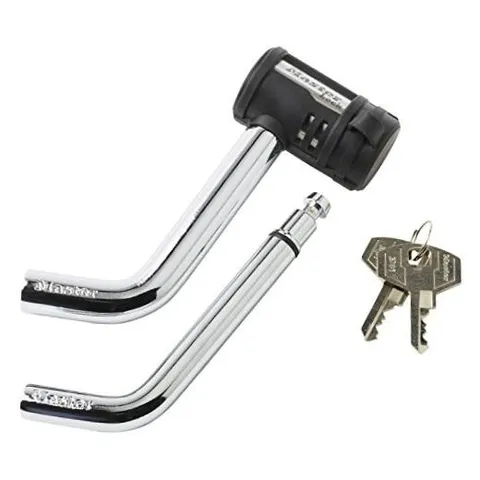 Receiver Lock, Weather Resistant Trailer Coupler, Keyed 2866DAT | Trailer