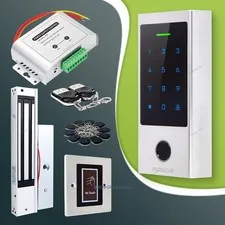 HOMSECUR Weatherproof IP66 APP WIFI Fingerprint PIN Access Control Touch Keypad