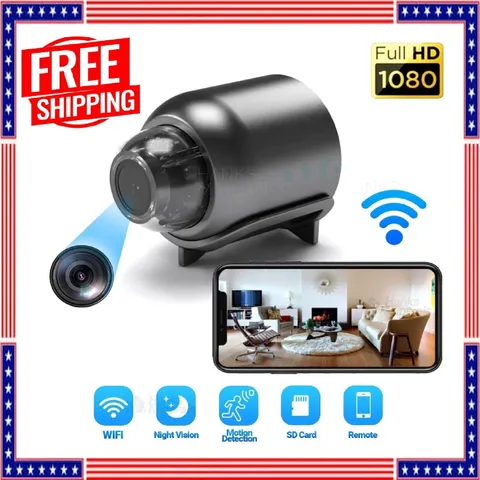 Mini Wifi IP Camera Home Security Night Vision HD 1080P Motion Detection