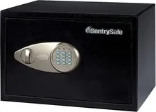 Digital Keypad Safe - 0.58 Cu.Ft. Steel Storage with Bolt Down Kit for Valuables