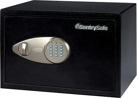 Digital Keypad Safe - 0.58 Cu.Ft. Steel Storage with Bolt Down Kit for Valuables