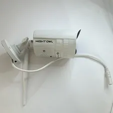 Night Owl Wired Bullet IP/Network Security Camera Built-In Mic microSD White