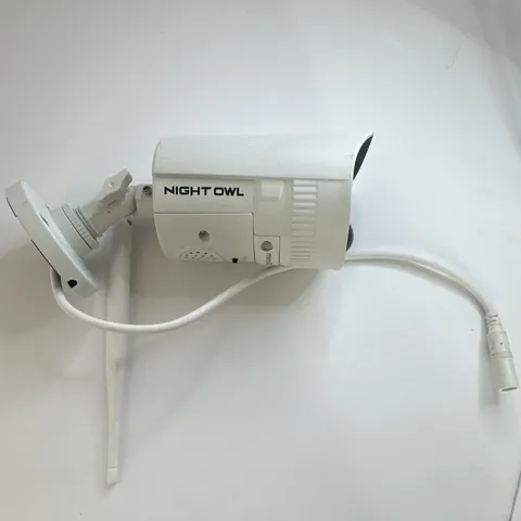 Night Owl Wired Bullet IP/Network Security Camera Built-In Mic microSD White
