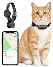 Cat Camera Collar with Phone App and Location Tracker, Pet POV Cam