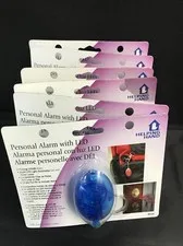 LOT OF (6)  Personal Alarm with LED 40110