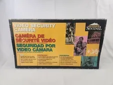 Vintage Rare Video Security OS 100 RCA Camera HOME SENTINEL Box Set Cable Works!