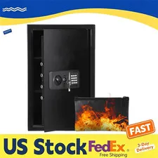 Heavy Duty Steel Security Safe Digital Keypad Fireproof Bag Wall Mountable Safe