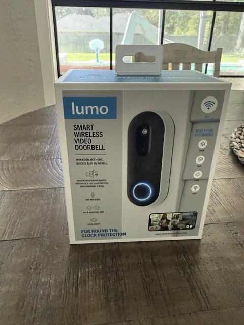 Lumo Smart Wireless WiFi Video Doorbell Camera 2-Way Audio New Sealed