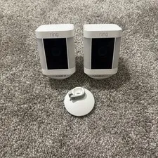 Lot Of 2 Ring Spotlight Cam Plus Outdoor Cameras (5E82E9) No Battery’s Included