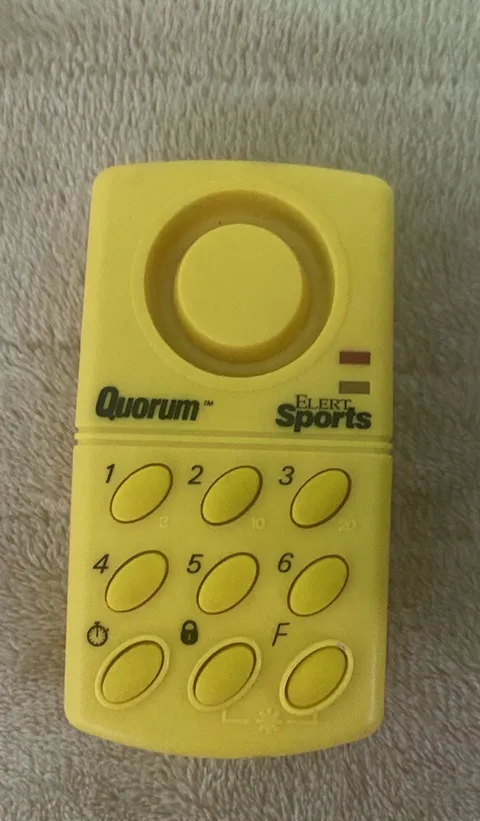 Quorum Elert Black Wireless Personal Security Portable Attack Safety Alarm