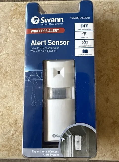 NEW SEALED Sealed Swann Wireless Alert Sensor Extra PIR Sensor SWADS-ALSEN1