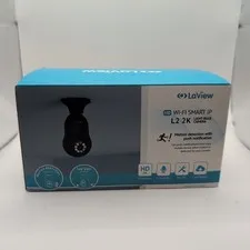 LaView 4MP Bulb Security Camera 2.4GHz 360° 2K Motion Alarm LV-PWL2-B - Open Box
