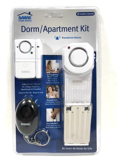 Dorm Apartment Alarm Kit, Window And Door Alarms Sabre Home Series
