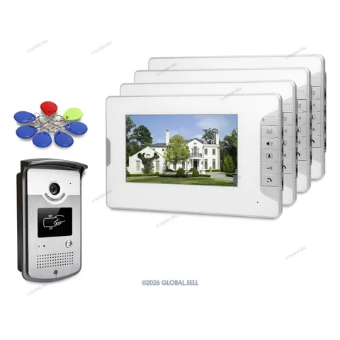 7inch Video Security Door Phone with Intra-monitor Audio Intercom for Apartment