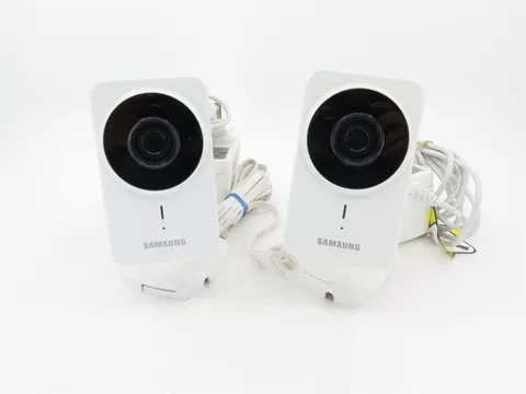 (2) Samsung SmartCam Model SNH-1011N Wi-Fi Security Cameras