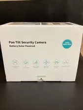Ebitcam Wifi Security Cameras Wireless Outdoor, Solar Powered Pan Tilt with PIR 