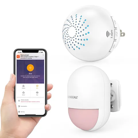 Wireless Motion Sensor Alarm Driveway Alarm System 1 Receiver and 1 Sensor