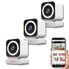 Cam MP Smart Home/Office Camera with 3MP Resolution, 2-Way Audio, Night