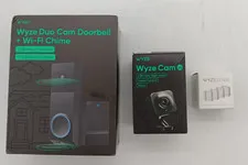 Wyze Duo Cam Doorbell + WiFi Chime + Wyze Cam v4 + Wyze Sense Contact Sensor Kit