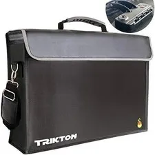 TRIKTON Super Extra Large 18x13x5 Fireproof w/TSA lock