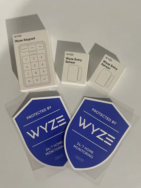 Wyze Sense Keypad and Entry Sensors x 2 New w/ security stickers