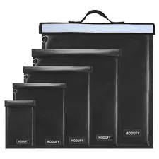 Hodufy 5 Pack Faraday Bags Extra Large Faraday Bag For Laptops Tablets Radio