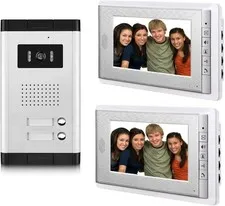 Apartment Video Intercom System – 2 Units Wired 7" Monitor