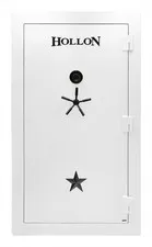 Hollon RG‑42C Republic Gun Safe White 42 Gun 120 Min Fire S&G Group 2 Dial Lock