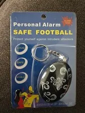 Personal Alarm Safe Football Key Chain/Alarm/Football (Brand New)