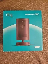 Ring Stick Up Plug-in 1080p HD Security Camera - Black