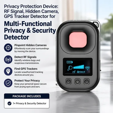 Multi-functional Anti-Spy Bug Detector for Eavesdropping & Magnetic Tracking NEW