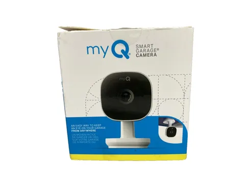 Chamberlain myQ Garage HD 1080p Wi-Fi Security Camera - White NEW DISTRESSED BOX