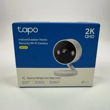 TP-Link Tapo C120 2K QHD Indoor Outdoor Home Security Wi-Fi Camera Color Night