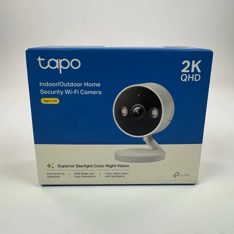 TP-Link Tapo C120 2K QHD Indoor Outdoor Home Security Wi-Fi Camera Color Night