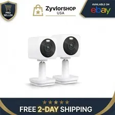 WYZE Cam OG Indoor/Outdoor 1080p Wi-Fi Security Camera 2-Pack