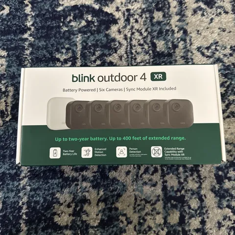 Blink Outdoor 4 XR , 6  Camera System w/Sync Module Included - New Sealed