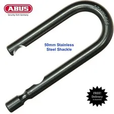Replacement 50mm Stainless Steel Shackle Abus 8345 Series Padlocks -Free Postage