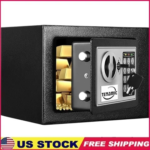 Security Safe Box Electronic Lock Durable Steel Home Office Hotel Installation