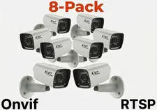 RTSP 2MP IR Bullet IP Camera HD 8 pk Night Vision ONVIF POE Wired CNB LXC1050IR