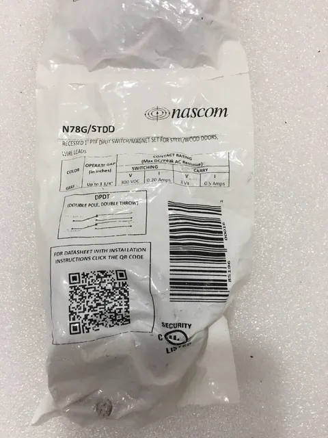 Nascom N78G/STDD Double Pole Double Throw Magnetic Contact New Lot Of 4