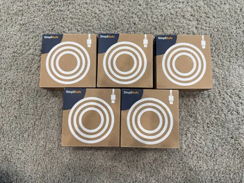 Lot of 5 SimpliSafe 16ft outdoor camera power cables (missing plugs)