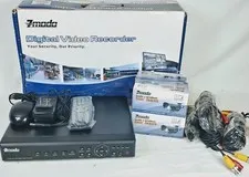 ZMODO KT7204AD 4 Ch Digital Vid Recorder H.264 Includes 4 Camera & cables Works