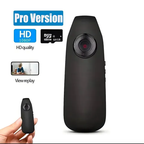 2025 Pro Version Record CC Small Action Digital Security Camera With 64G SD Card