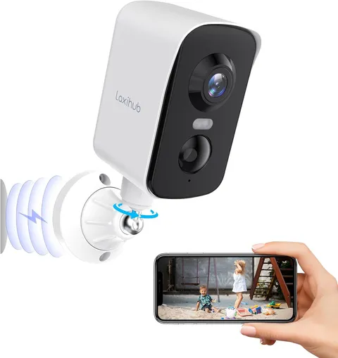 Arenti 340° Pan Wireless Security Camera Outdoor Magnetic, 3MP Battery Powered W