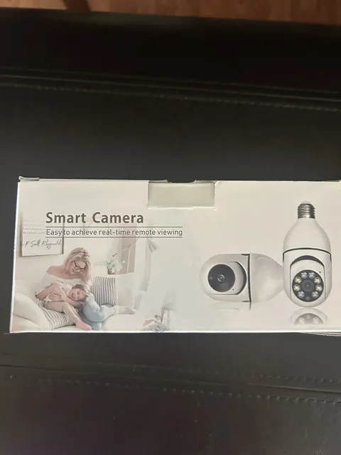 WiFi Panorama Smart Camera Bulb with 360° View and Motion Detection