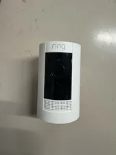 Ring Stick Up Cam Outdoor Wireless Security Camera - White