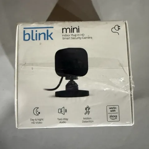 Blink Mini Indoor Plug-In HD Wi-Fi Camera w/ Motion & Two-Way Audio
