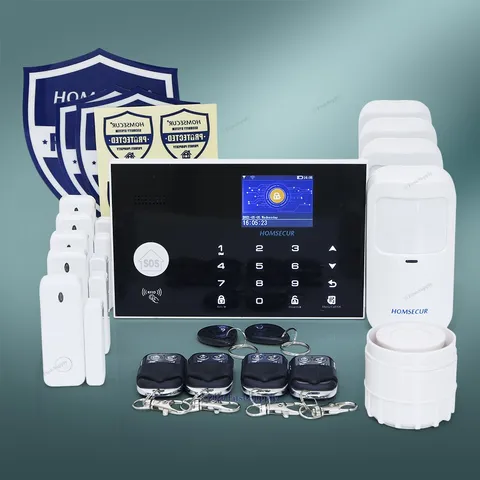 HOMSECUR Wireless WIFI Home Security Alarm Systems Set Window Door Burglar Siren