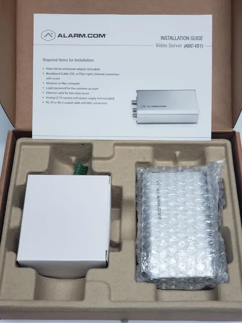 Alarm.com ADC-VS1 Analog Video Server NEW